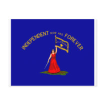 alabama secession flag postcards