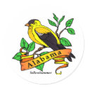 Alabama State Bird stickers by GeographyTees Alabama State Bird stickers