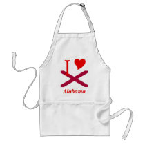 Alabama State Flag Aprons