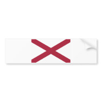 Alabama State Flag Bumper Stickers
