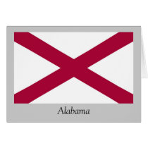Alabama State Flag Greeting Card