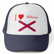 Alabama State Flag Trucker Hat