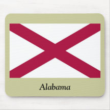 Alabama State Flag Mouse Mats