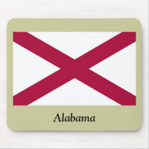 Alabama State Flag Mouse Mats