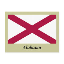 Alabama State Flag postcards