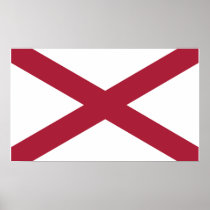 Alabama State Flag Posters