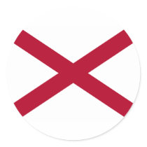 Alabama State Flag Sticker