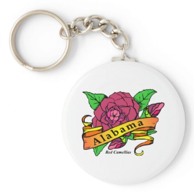alabama state flower. Alabama State Flower Key Chain by GeographyTees