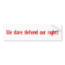 Alabama State Motto Bumper Sticker