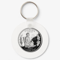 Alabama State Quarter keychains
