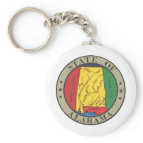 Alabama State Seal Key Chains