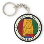 Alabama State Seal Keychain