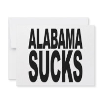 Alabama Sucks Custom Announcements