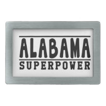 Alabama Superpower Designs Belt Buckle