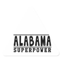 Alabama Superpower Designs Triangle Sticker