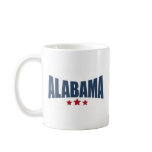 Alabama Three Stars Design Mug