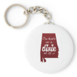Alabama Tornado Relief - Hearts with Dixie Key Chain