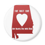 Alabama Tornado Relief Fridge Magnet