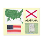 Alabama, USA Postcard