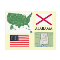 Alabama, USA Postcard