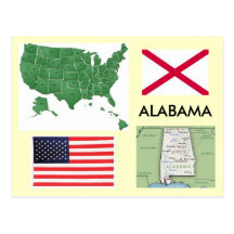 Alabama, USA Postcard