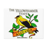 Alabama Yellowhammer Bird Post Cards
