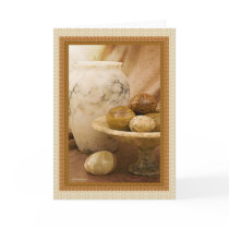 Alabaster objects greeting cards