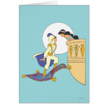Aladdin and Jasmine Card