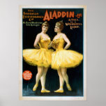 Aladdin Jr - Vintage Opera Poster