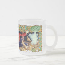 Aladdin's Lamp Frosted Mug