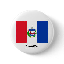 Alagoas, Brazil Flag Button