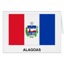 Alagoas, Brazil Flag Greeting Card