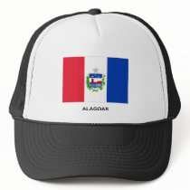 Alagoas, Brazil Flag Mesh Hats