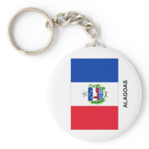 Alagoas, Brazil Flag Key Chain