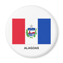 Alagoas, Brazil Flag Magnet
