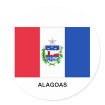Alagoas, Brazil Flag Stickers