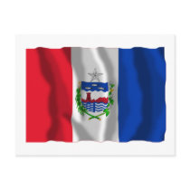 Alagoas, Brazil Waving Flag Postcard