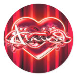 Alaina Round Sticker