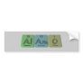 Alamo-Al-Am-O-Aluminium-Americium-Oxygen Bumper Stickers