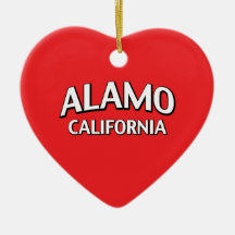 Alamo California Ornaments
