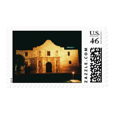 Alamo Night Postage Stamps by aestheticchaos