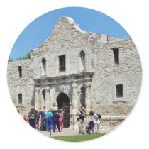 Alamo San Antonio Forts Texas Round Stickers