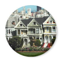 Alamo Square magnets by wieand Alamo Square magnets
