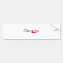 Alamogordo New Mexico Classic Design Bumper Stickers