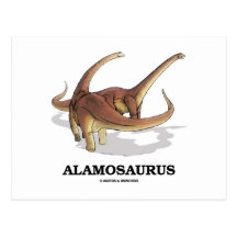 Alamosaurus (diversión del dinosaurio) postales