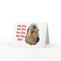 Alan Alan Alan Greeting Cards