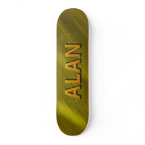 alan gold custom skateboard deck