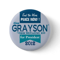 Alan Grayson for President Pinback Button