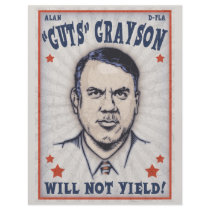 Alan Grayson Will Not Yield! flyers