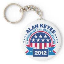 Alan Keyes for President 2012 Key Chains